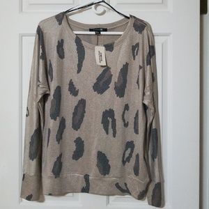Forever 21 Animal print Knit top